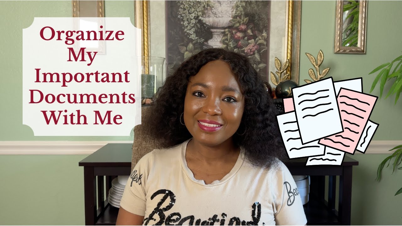 Step by Step Tutorial of How I Organized My Important Documents