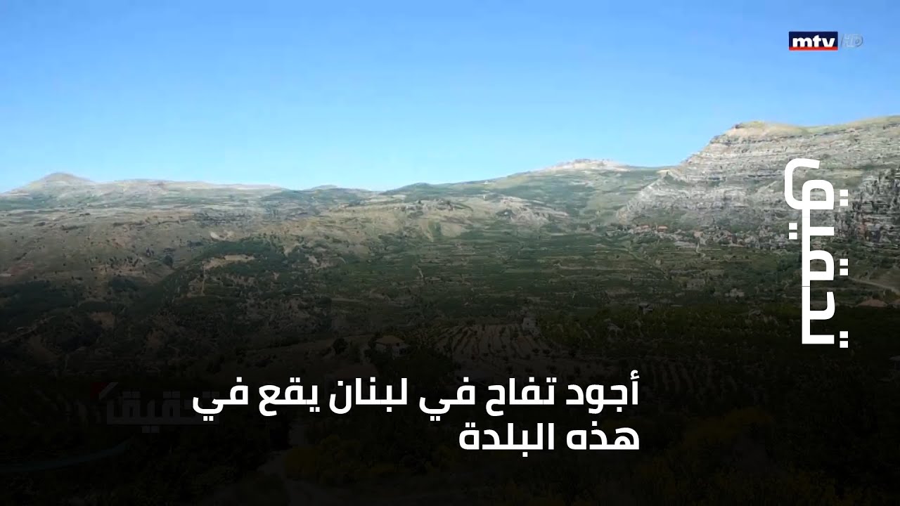 أجود تفاح في لبنان يقع في هذه البلدة
