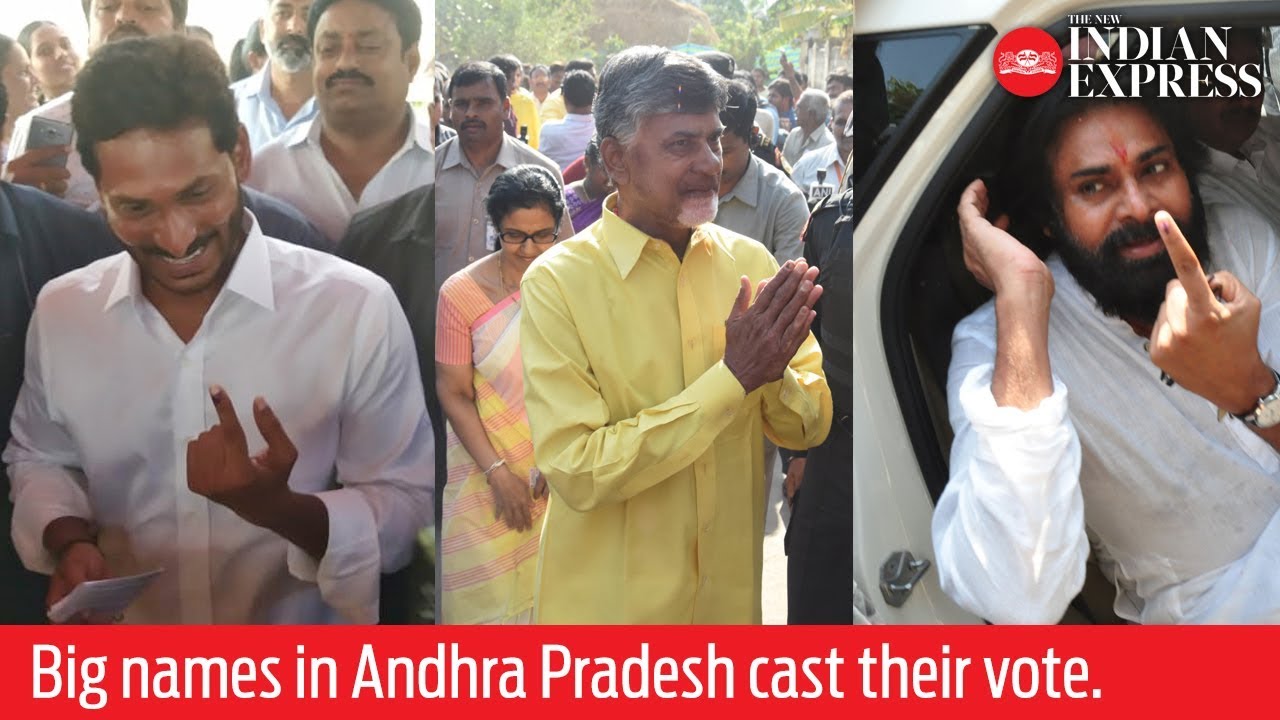 India Elections 2019: Big names in Andhra Pradesh cast their vote.