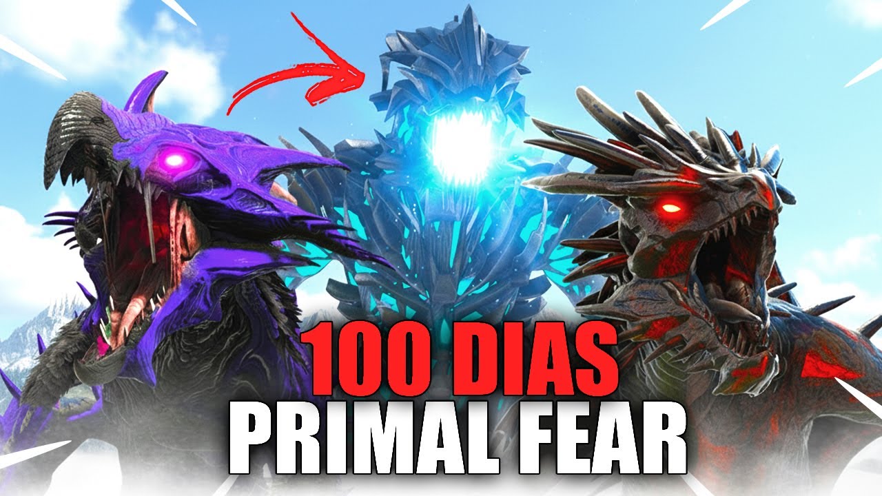 PASE 100 DIAS en ARK PRIMAL FEAR Y Esto Fue lo que paso...