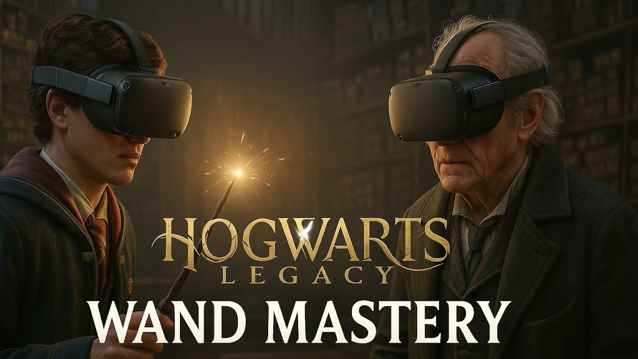 Wand Mastery Quest In Virtual Reality // Hogwarts Legacy VR + UEVR Mod