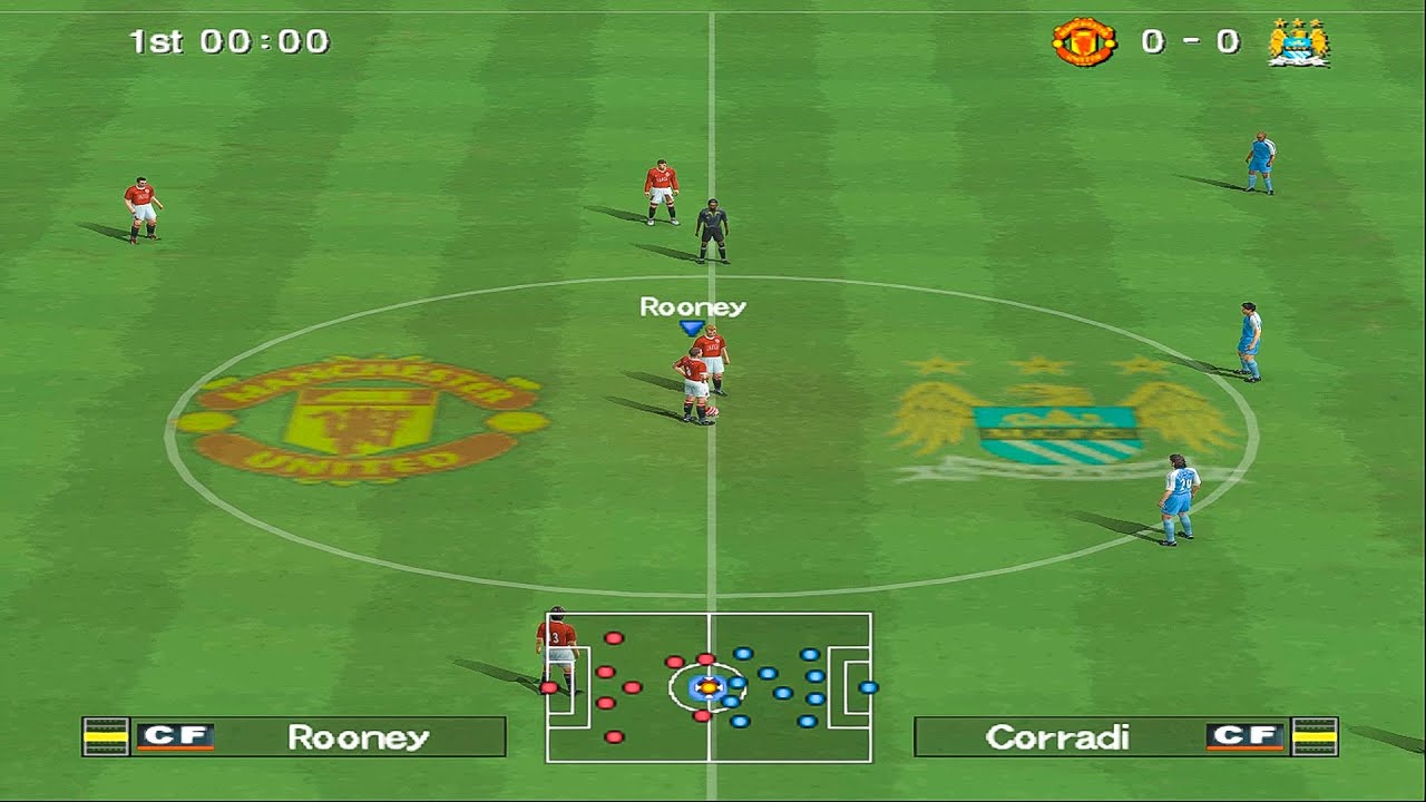 Pro Evolution Soccer 6 - Manchaster United vs Manchaster City | PS2
