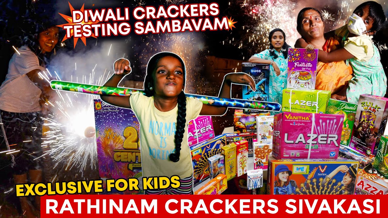 Sivakasi Massive Kids crackers 2022 I Rathinam Crackers I Tastee with Kiruthiga