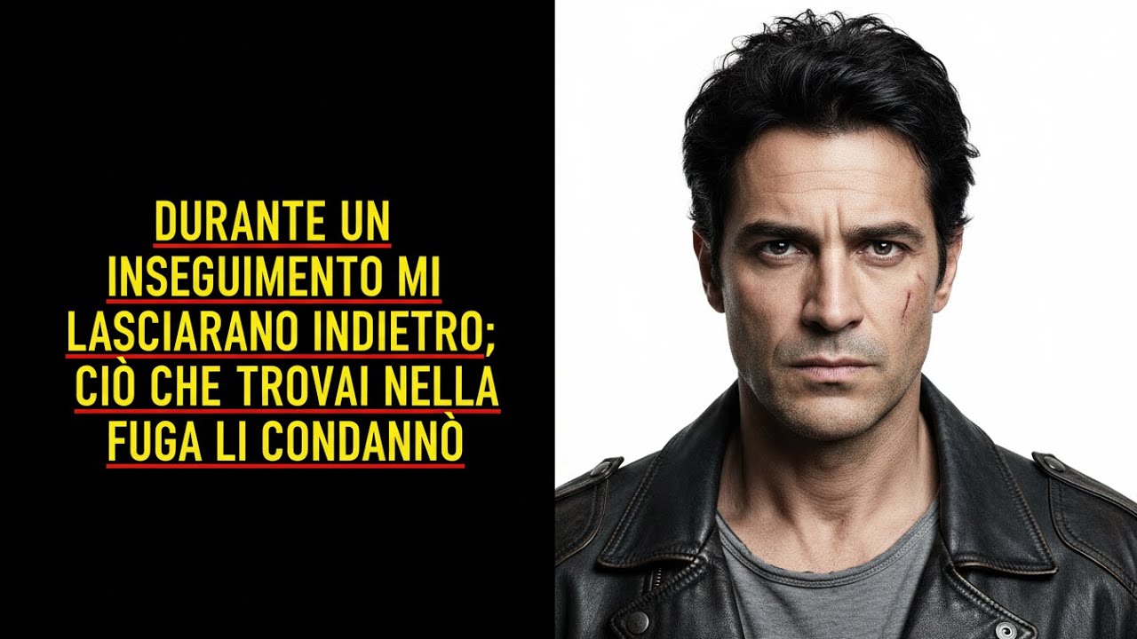 DURANTE UN INSEGUIMENTO MI LASCIARONO INDIETRO; CIÒ CHE TROVAI NELLA FUGA LI CONDANNO