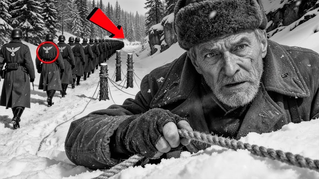 Jak ŠÍLENÁ past lovce ze tří kbelíků vody ZMRAZILA celou NĚMECKOU rotu...