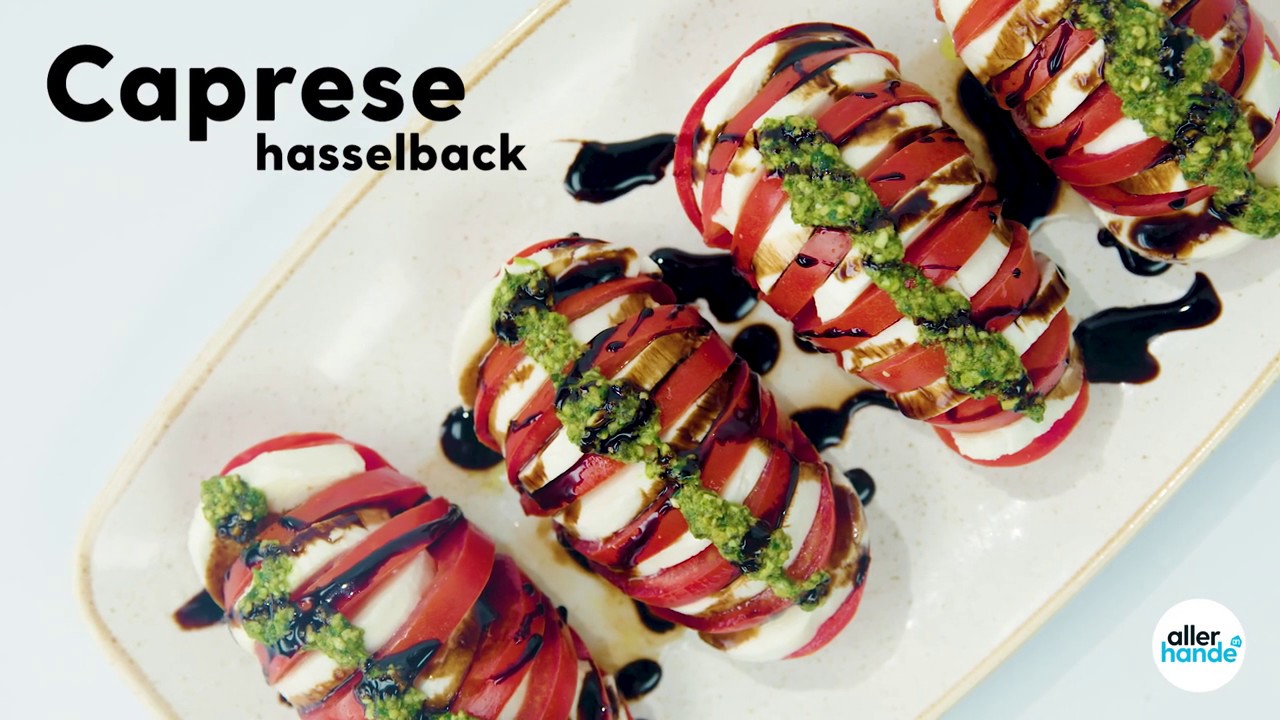 Salade caprese hasselback - Allerhande