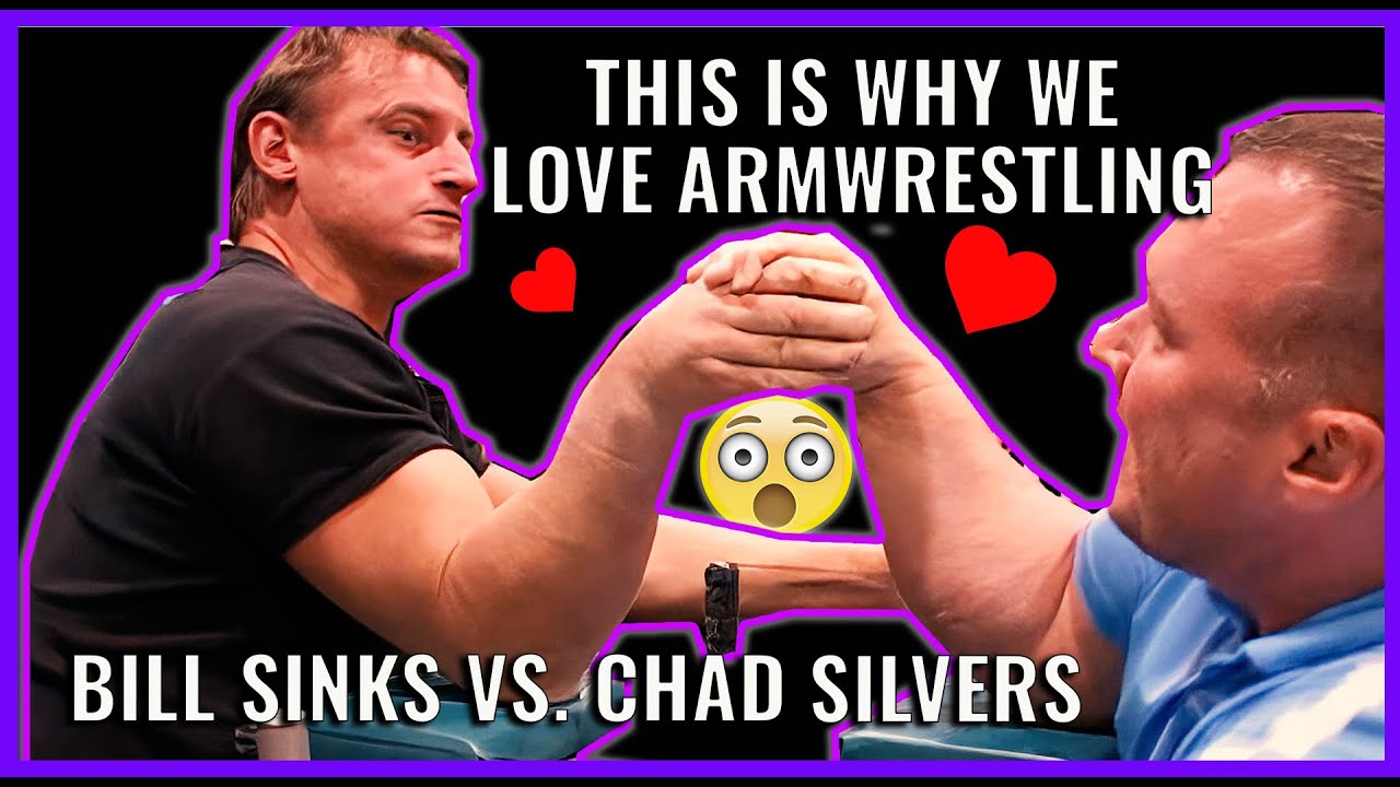This is why we LOVE armwrestling | Bill Sinks VS. Chad Silvers