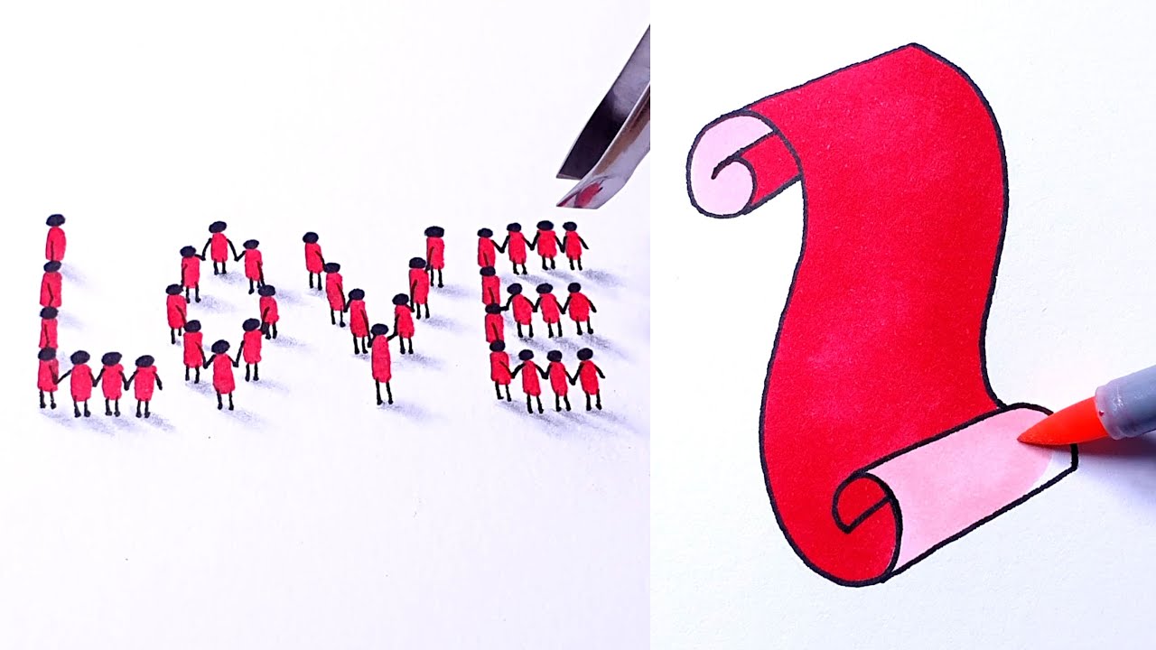 How to Draw - Easy 3D People Illusion & Art