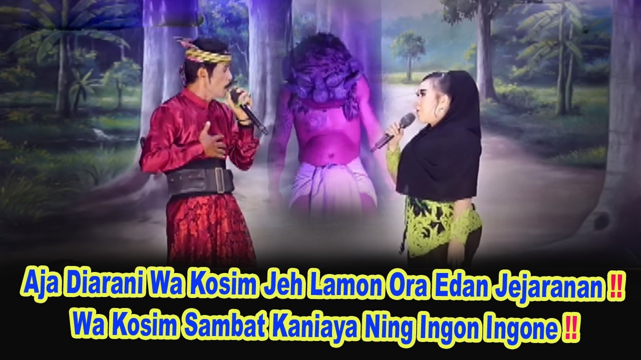 Wa Kosim Di Poyok ceplok bae jeh ning bocah wadon Wa Kosim Sambat Ning Sema Jeh