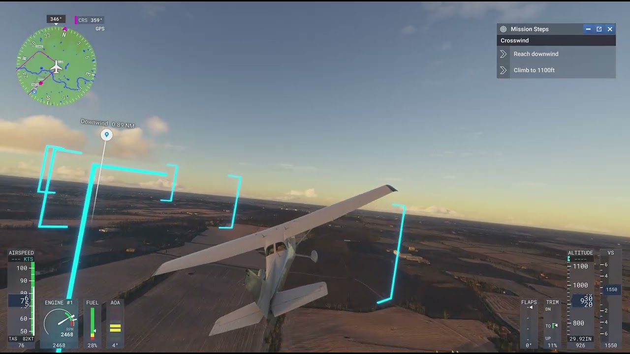Microsoft Flight Simulator 2024. Just trying it again for practice 👍👍