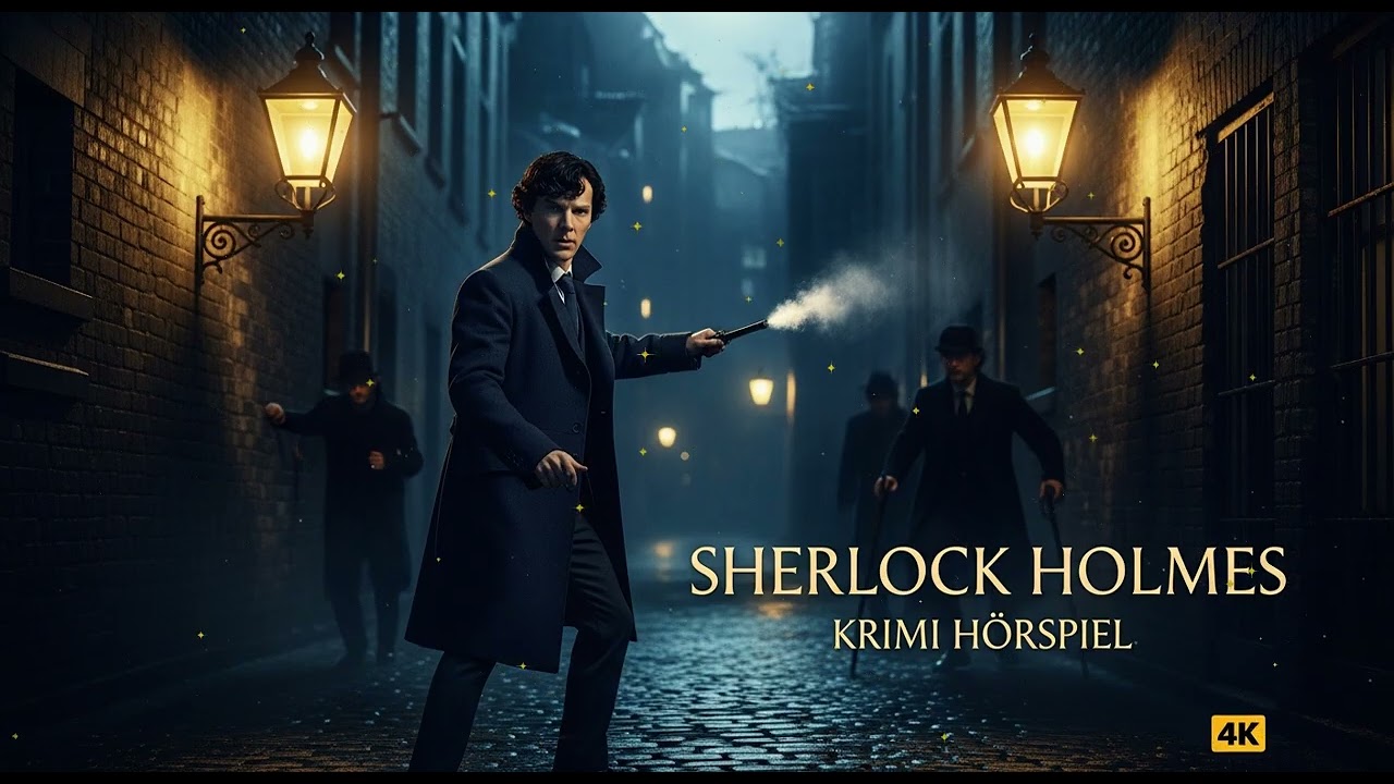 Sherlock Holmes Krimi Hörspiel – Das Geheimnis des verschwundenen Briefes – Echte menschliche Stimme