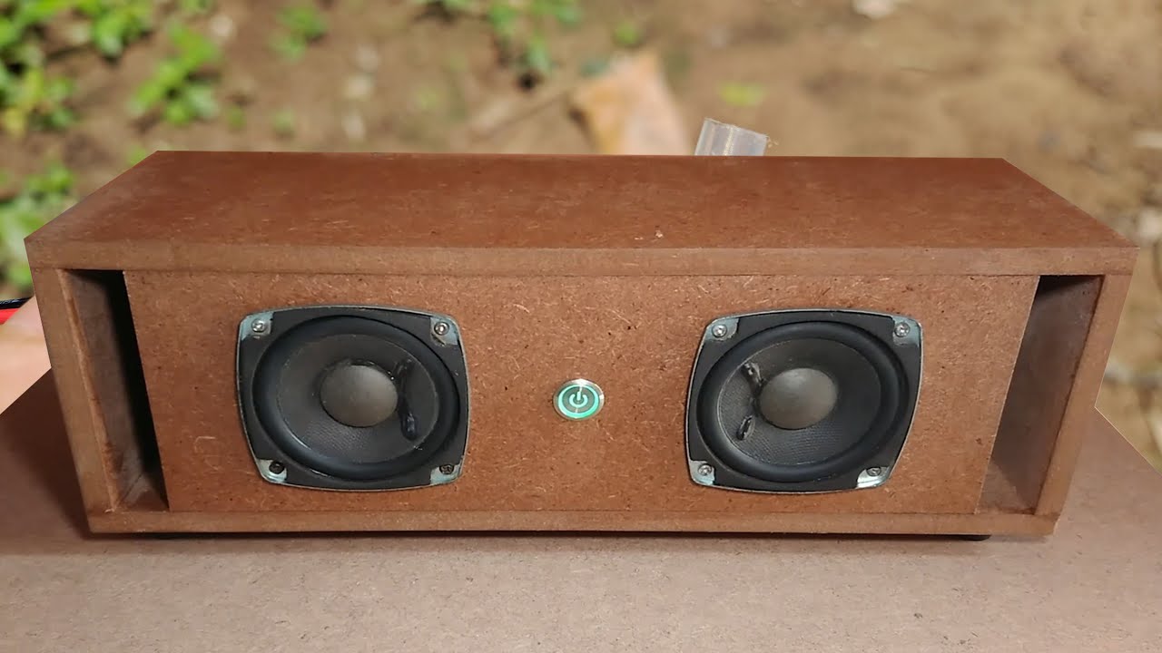 build bluetooth speaker from mdf wood