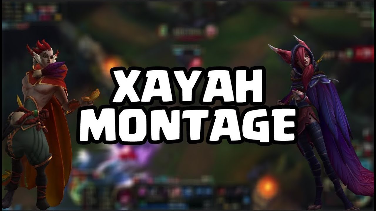 XAYAH MONTAGE - LETHALITY BUILD ALMOST PENTAKILL