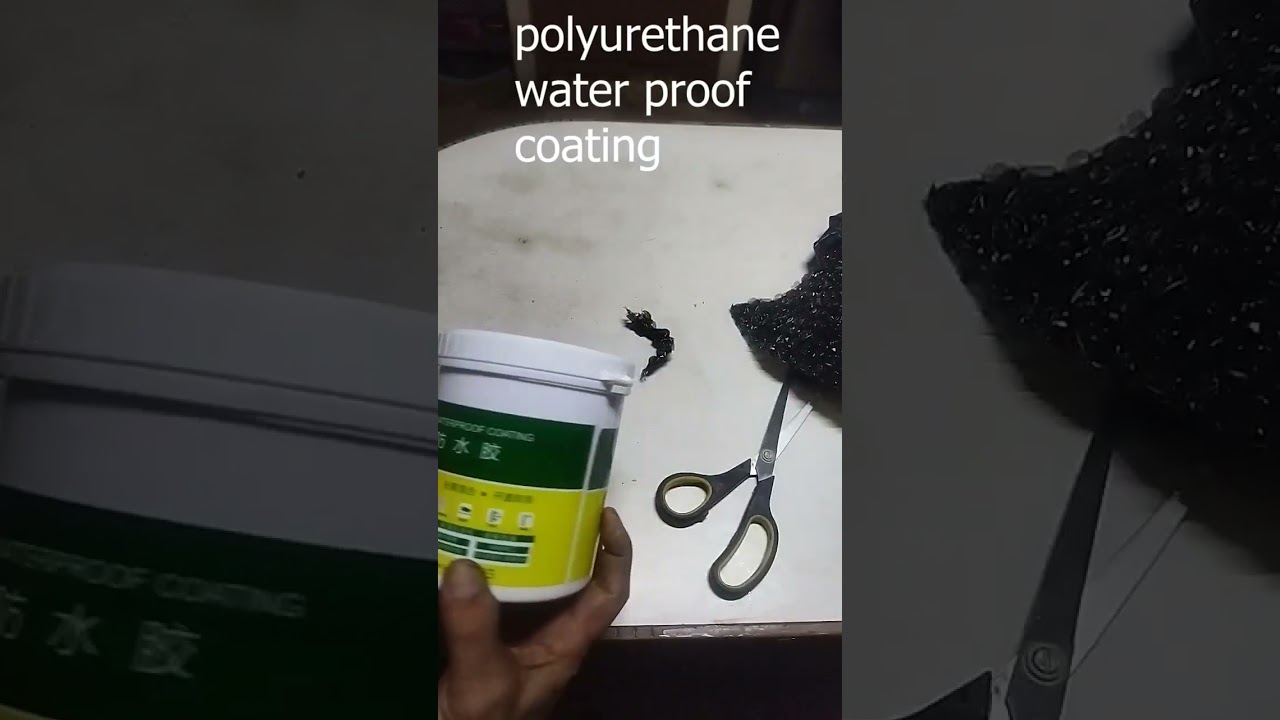 Polyurethane waterproof coating #shorts