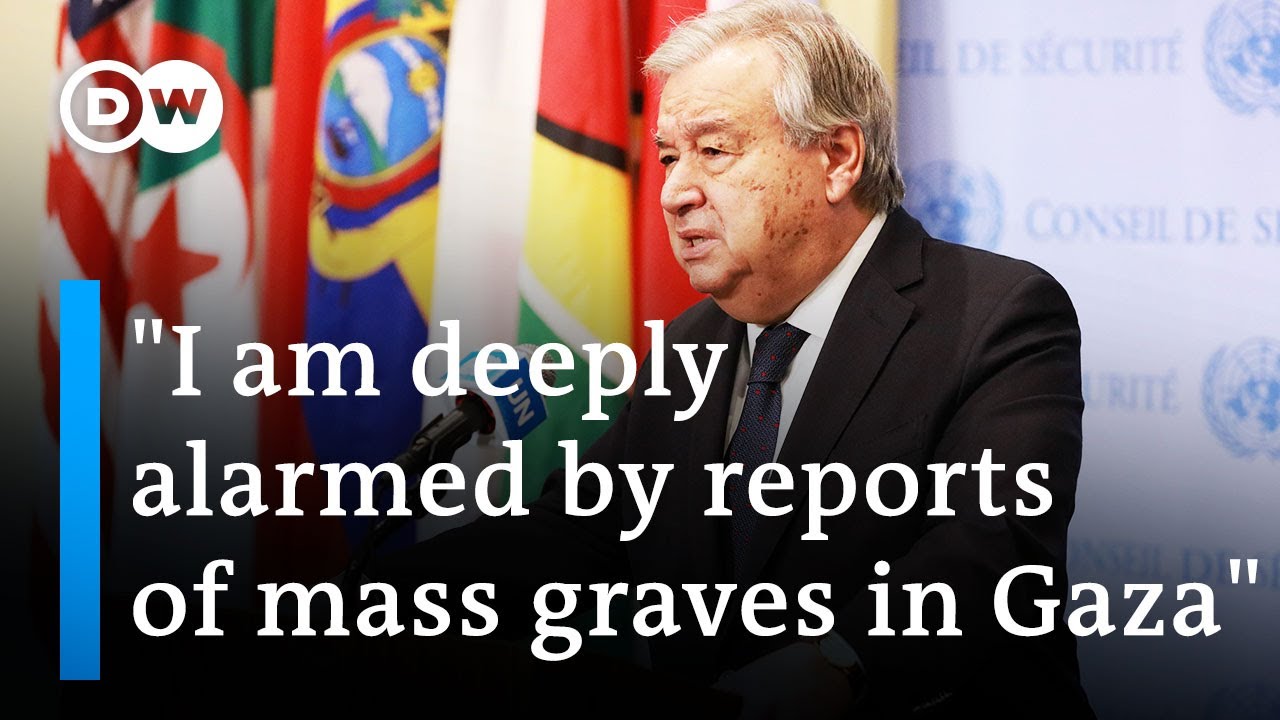 Israel says over 300,000 flee Rafah, UN calls for investigation into Gaza mass graves | DW News