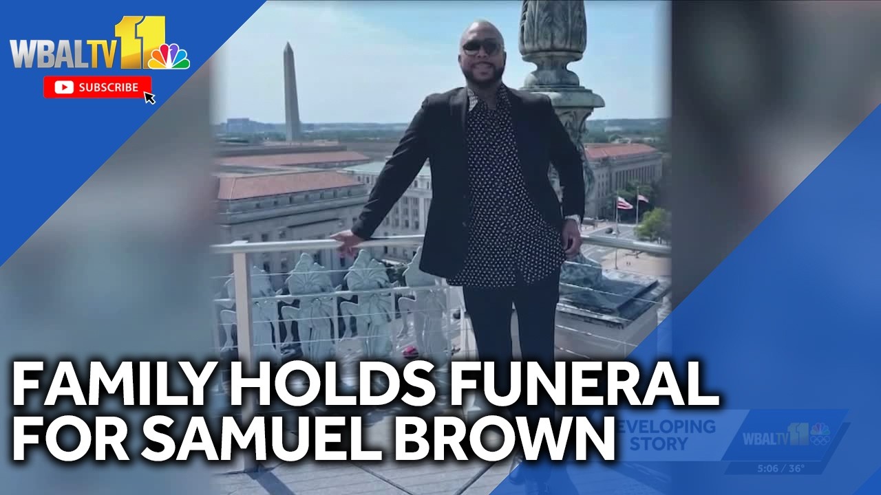 Family, friends hold funeral for Samuel Brown, allegedly punched twice by officer