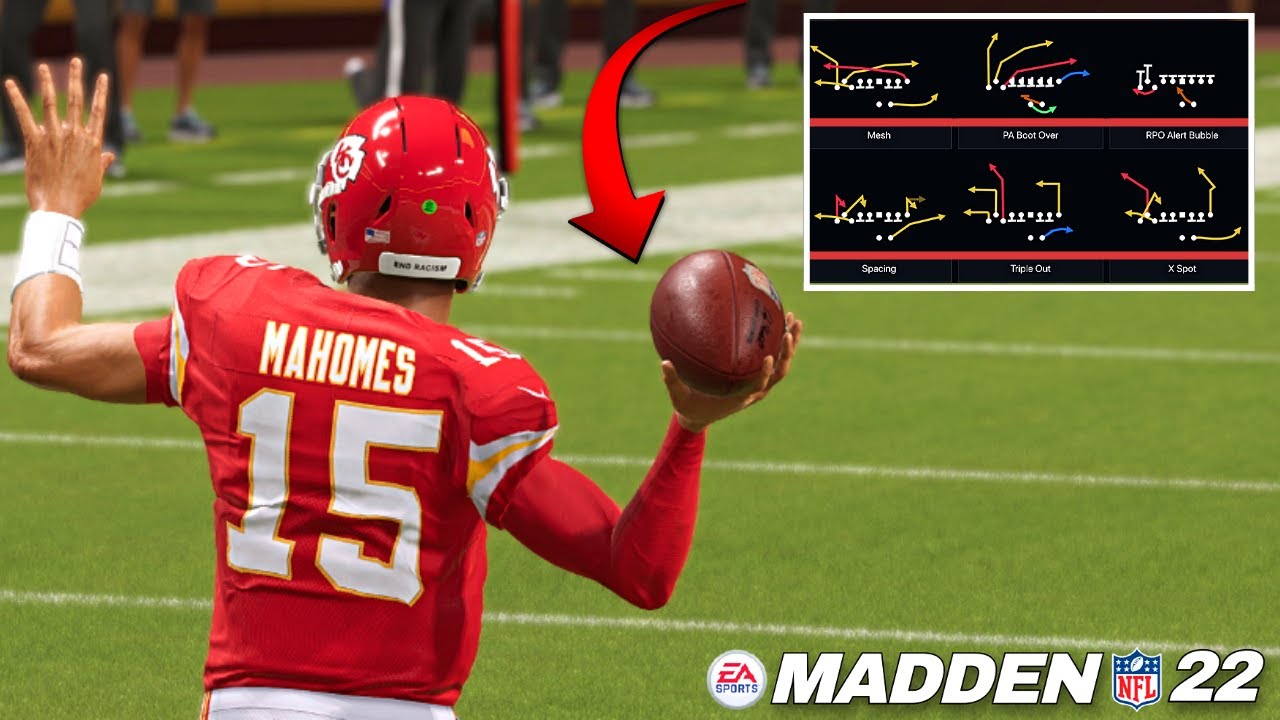 В Madden 22 используйте мини-схему нападения Chiefs &mdash; забивайте очки в каждой атаке!