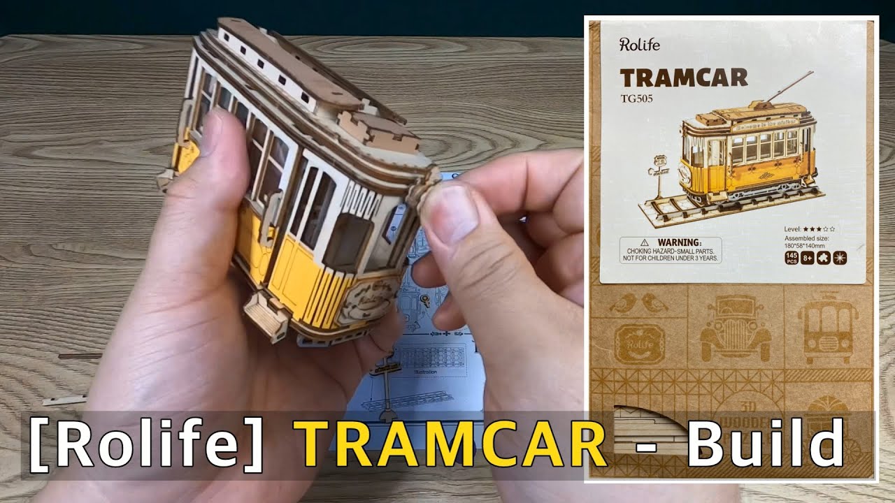 트램 만들기 - 조립 (TRAMCAR) [Rolife]