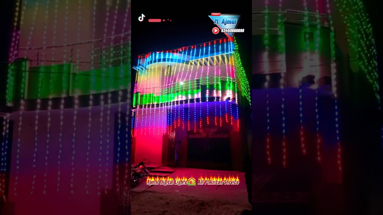 pixel led Lighting decoration home light new design Mera Sona Sajan Ghar Aaya