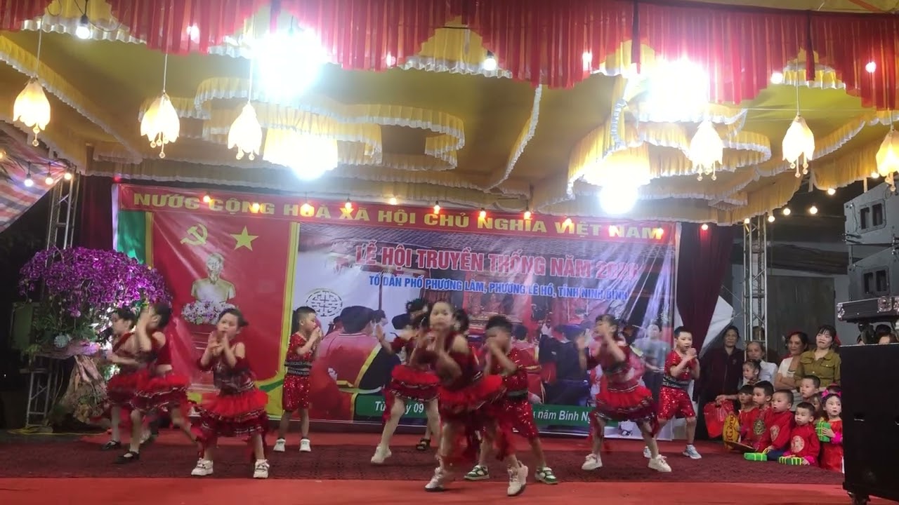 Hội làng Phương Lâm 2026 - Nhảy aerobic - Táo 6 tuổi