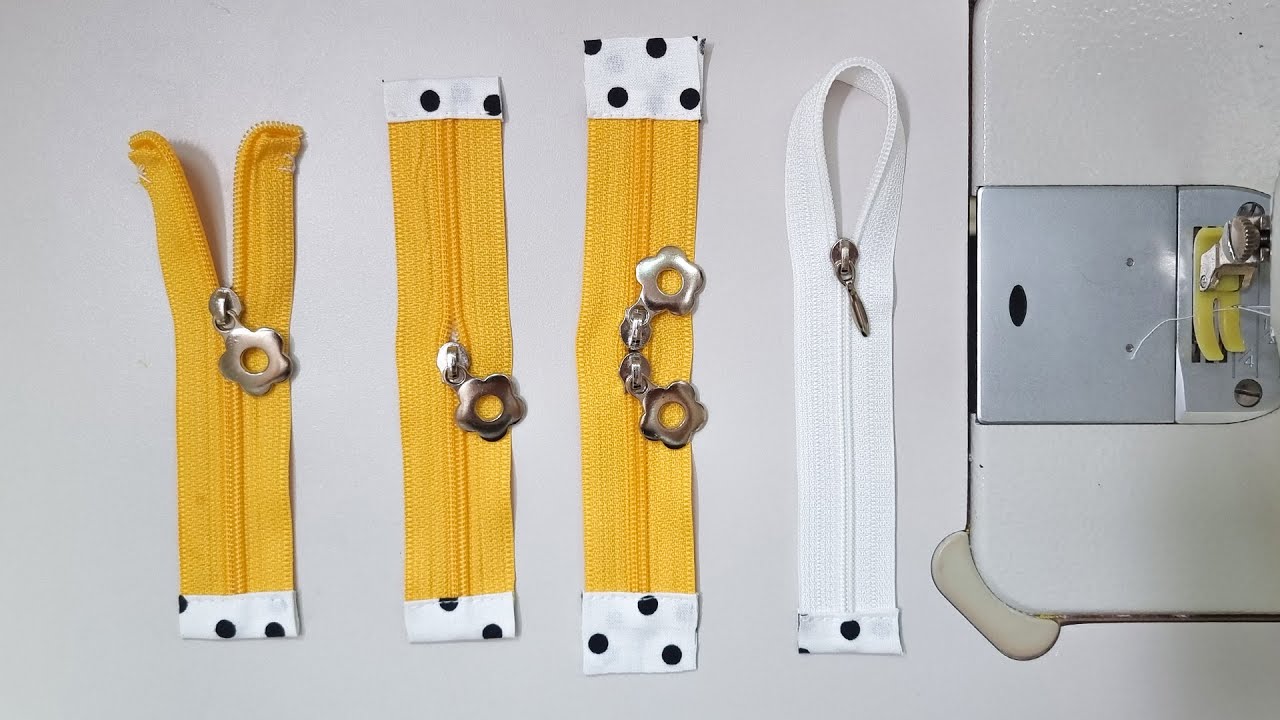 How to sew Zipper, Easiest way for beginners/지퍼 끼우는 방법, 지퍼 마감하는 방법/Sewing tips