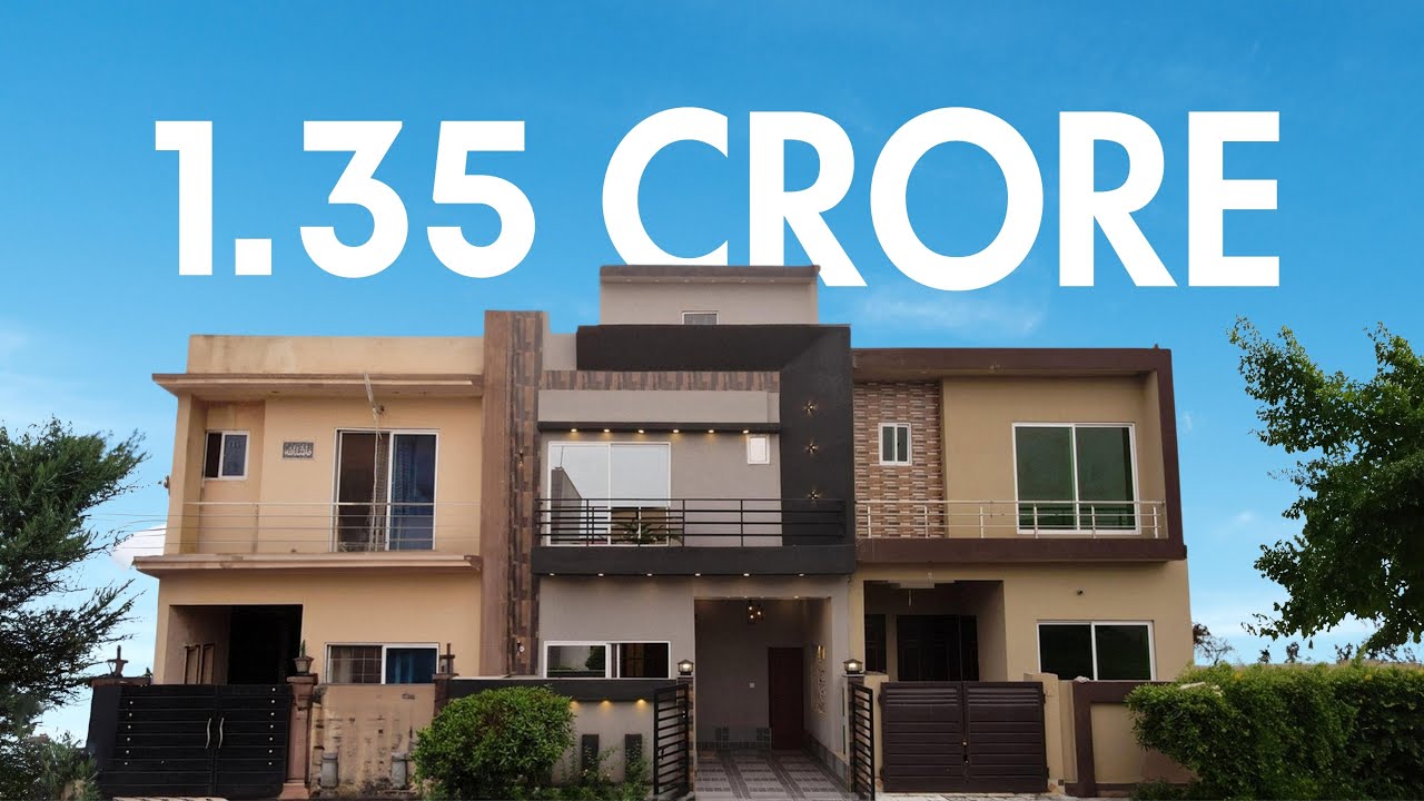 ''Modern Elegance: 3 Marla House for Sale in Al Kabir Town, Lahore, Pakistan 1.35 Crore Demand 4K