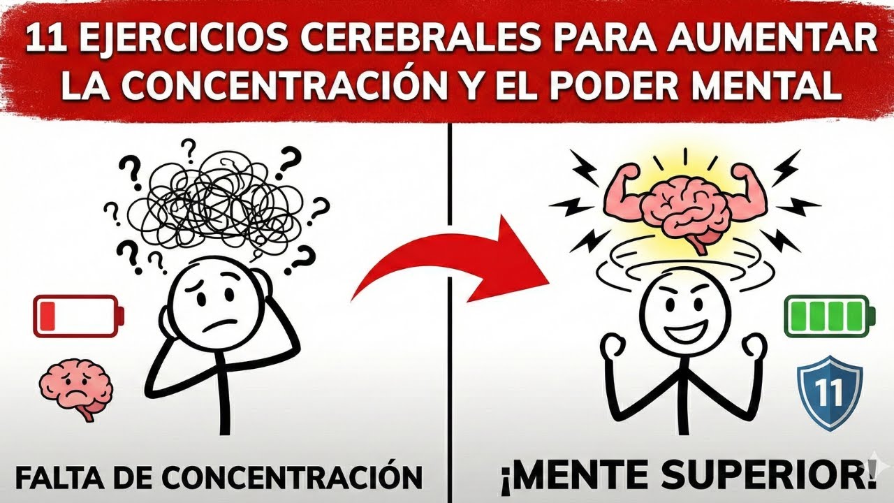 Cómo hackear tu memoria y concentración con 11 ejercicios simples.