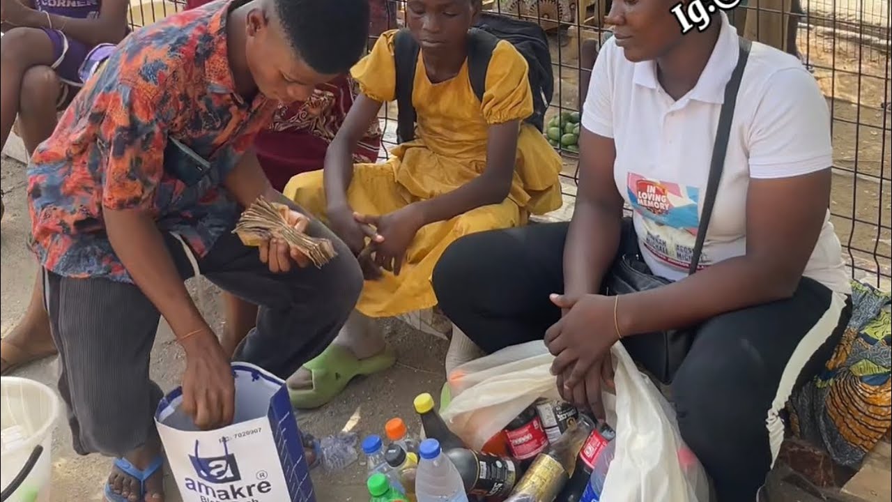 Kindness prank on a drink seller and she was rewarded with #50,000 and sold out her goods  #fyp