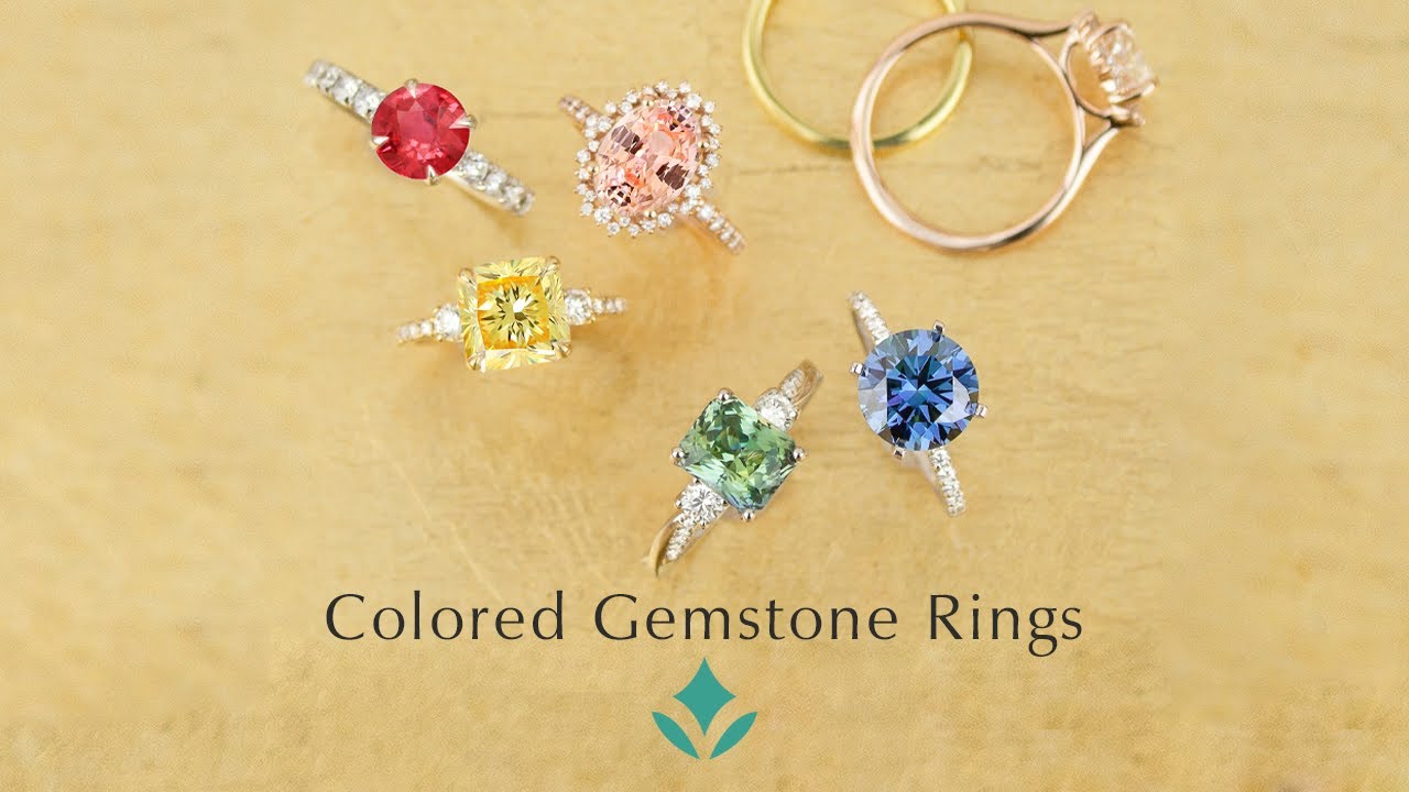 Discover Colored Gemstone Engagement Rings