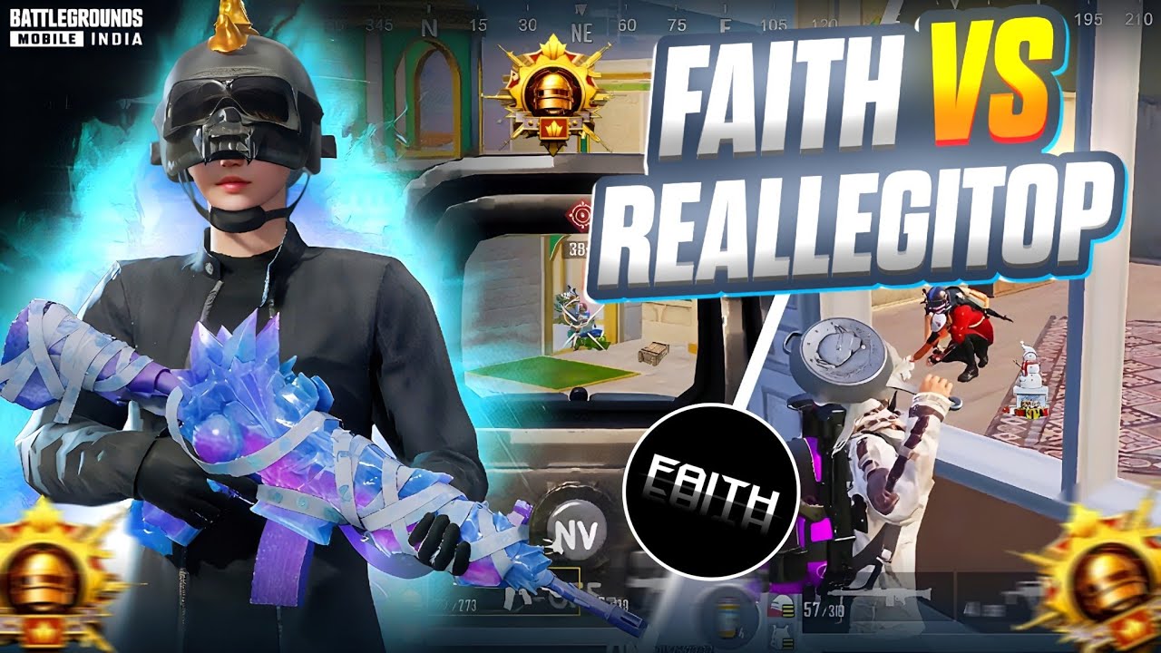 Faith PlayzZz vs RealLegitOP 😱 Intense Lobby Solo vs Squad Clutches Gameplay | BGMI