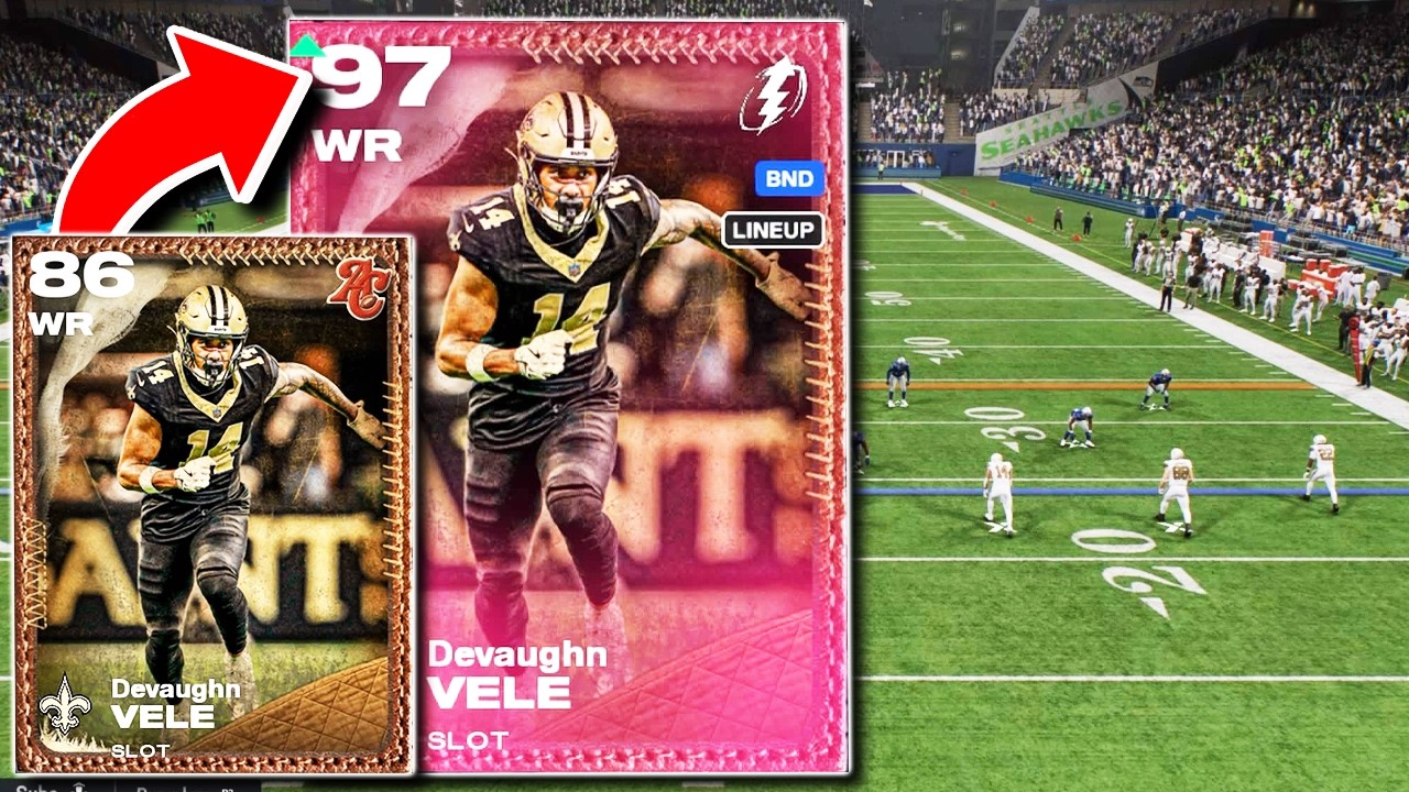 86 TO 97 OVR DEVaughn VELE UPGRADE IS INSANE 😳🔥 | MUT Gameplay