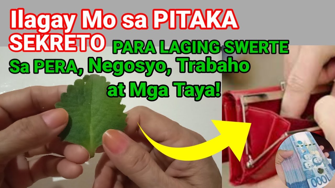 ILAGAY sa  PITAKA | SEKRETO PARA LAGING SWERTE sa PERA at MGA LAKAD!@Inday8buhayprobinsya