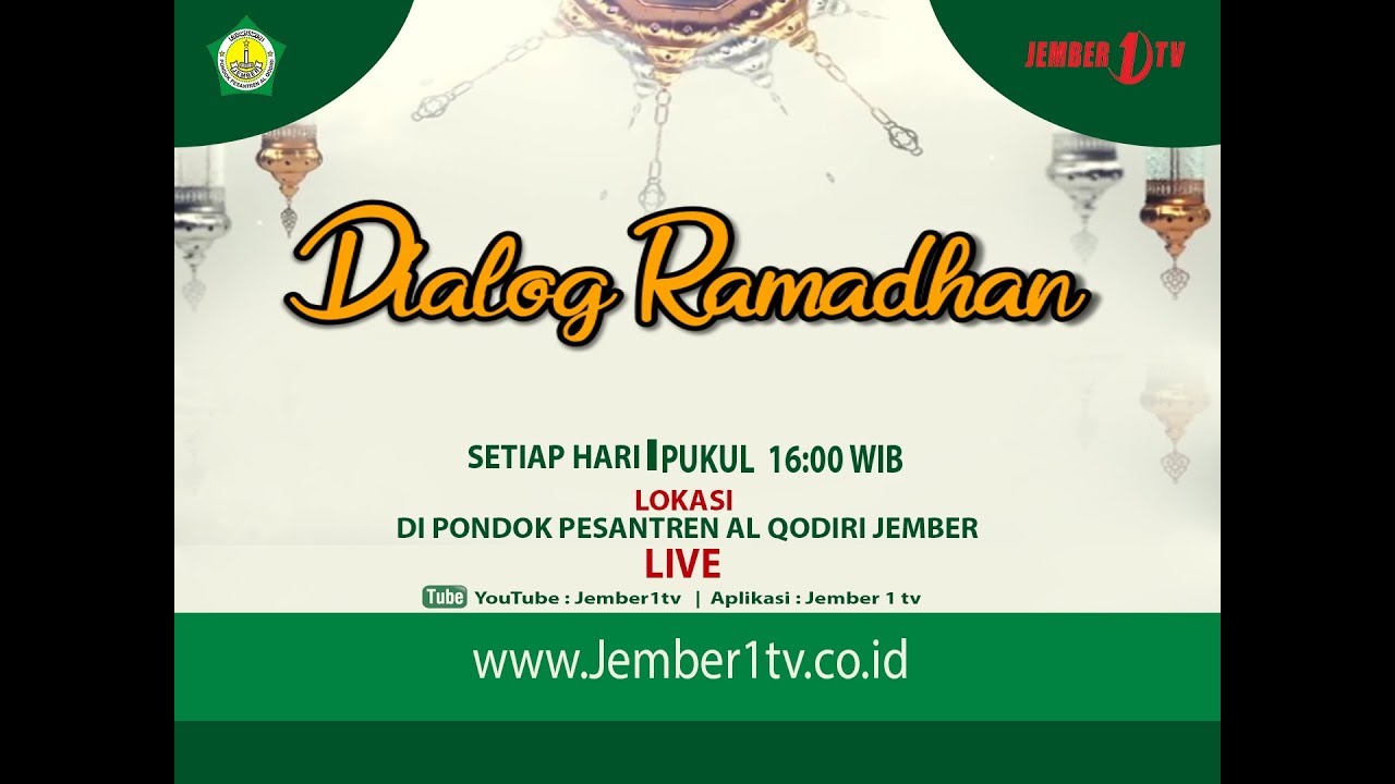 Live Dialog Ramadhan Bersama KH. ACHMAD MUZAKKI SYAH , 23 MEI 2020