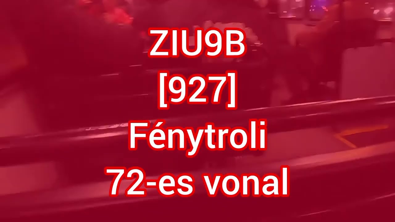 [2012 tél] Ziu9B fénytrolival a 72-es vonalon #bkv #bkk #budapest #troli #trolibusz #trolleybus 