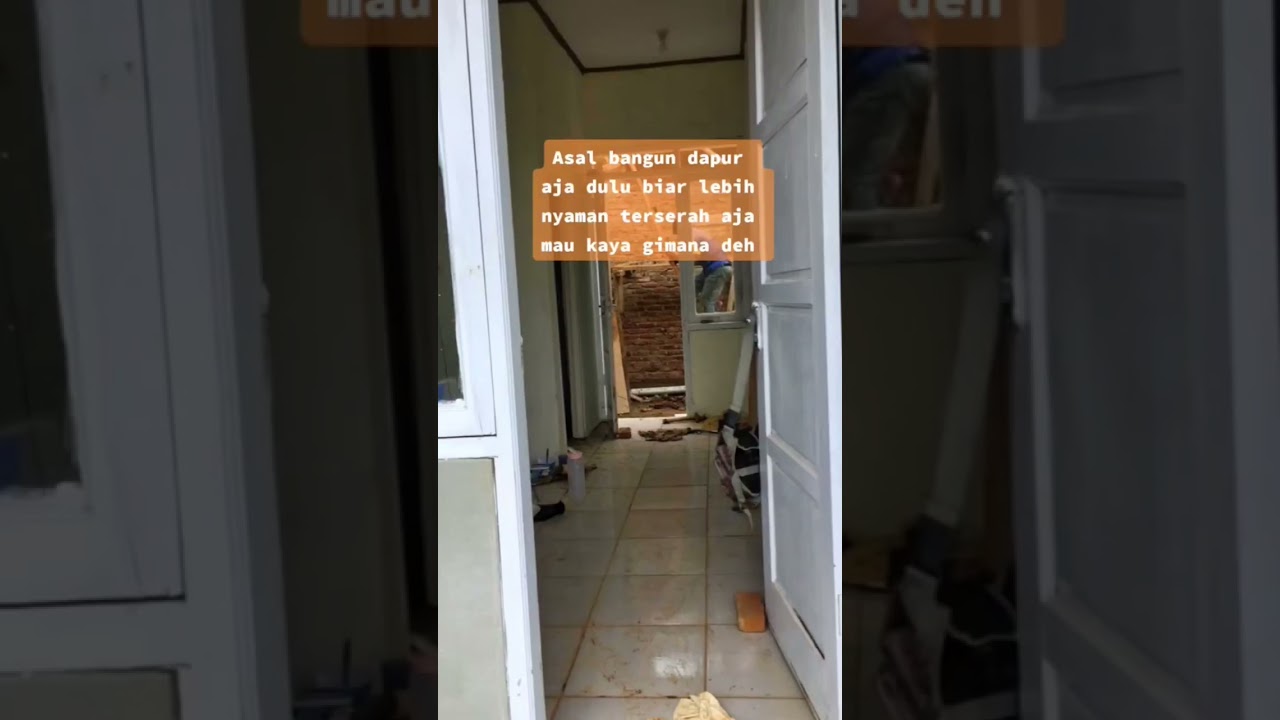 Perjalan Renovasi Rumah Subsidi Tipe 30/72 by @misstria_ #renovasirumah #rumahminimalis #shorts