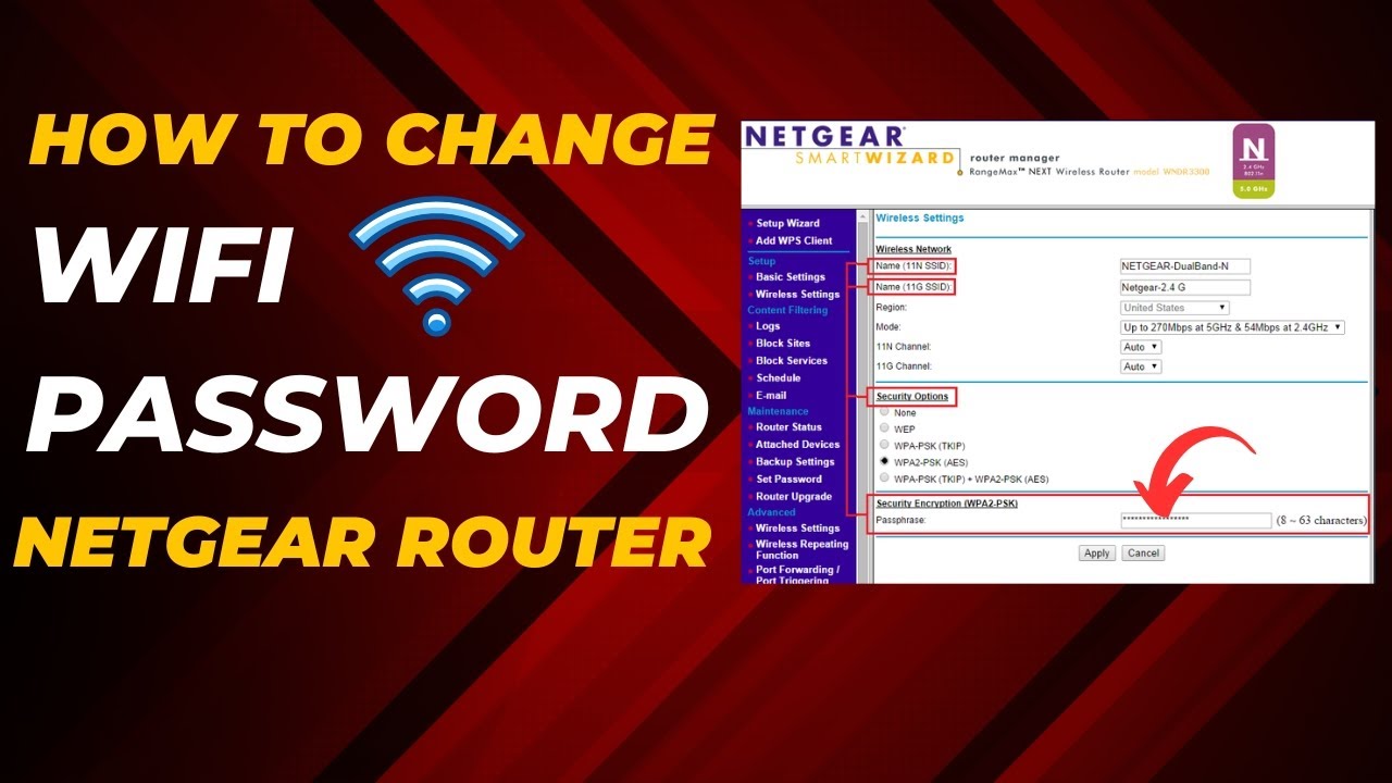 How to Change WiFi Password on NETGEAR Router