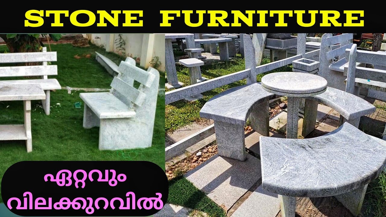 Stone Furnitures For Your Home and Office / Stone Park 