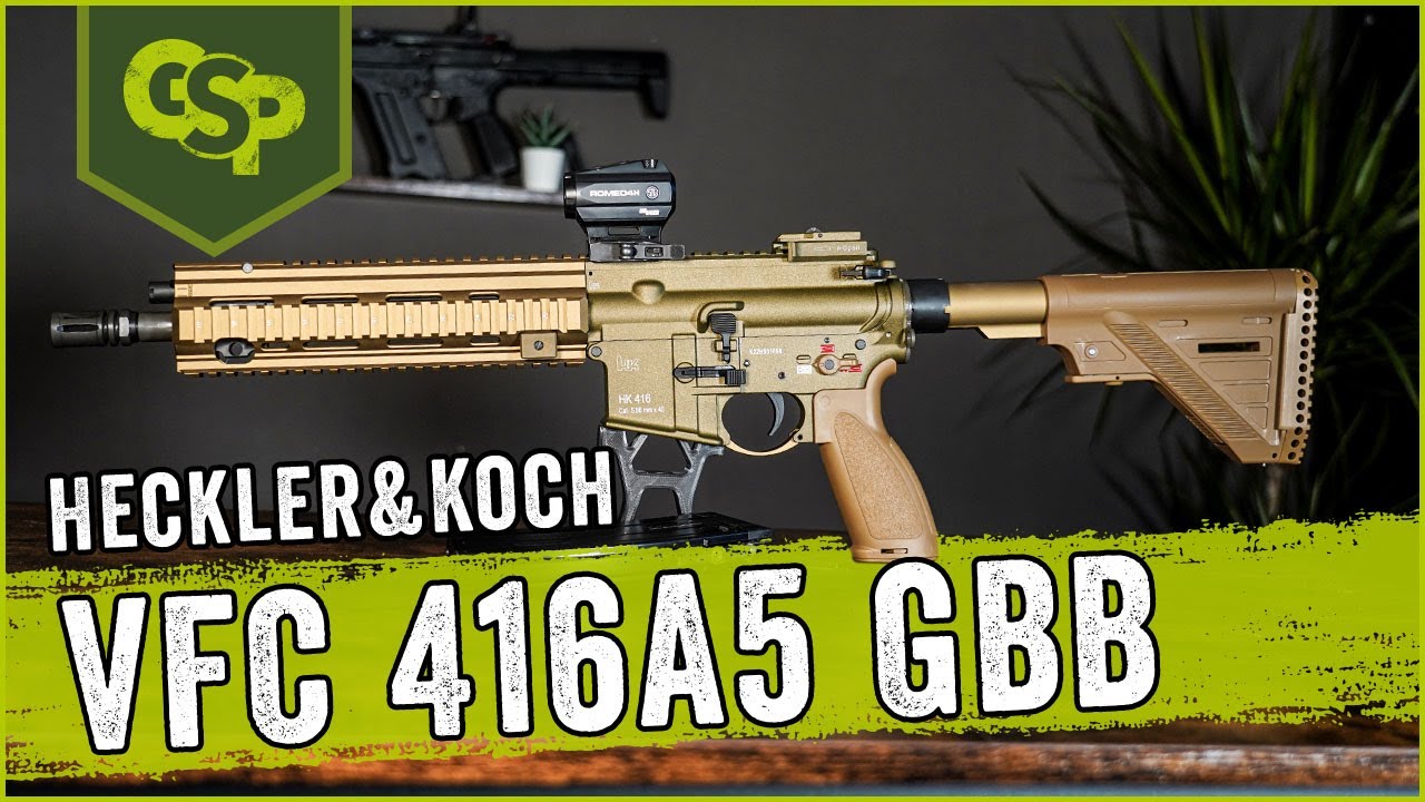 Heckler und Koch 416A5 GBBR- der Platzhirsch? Wie performed die VFC? | GSP Gun Check