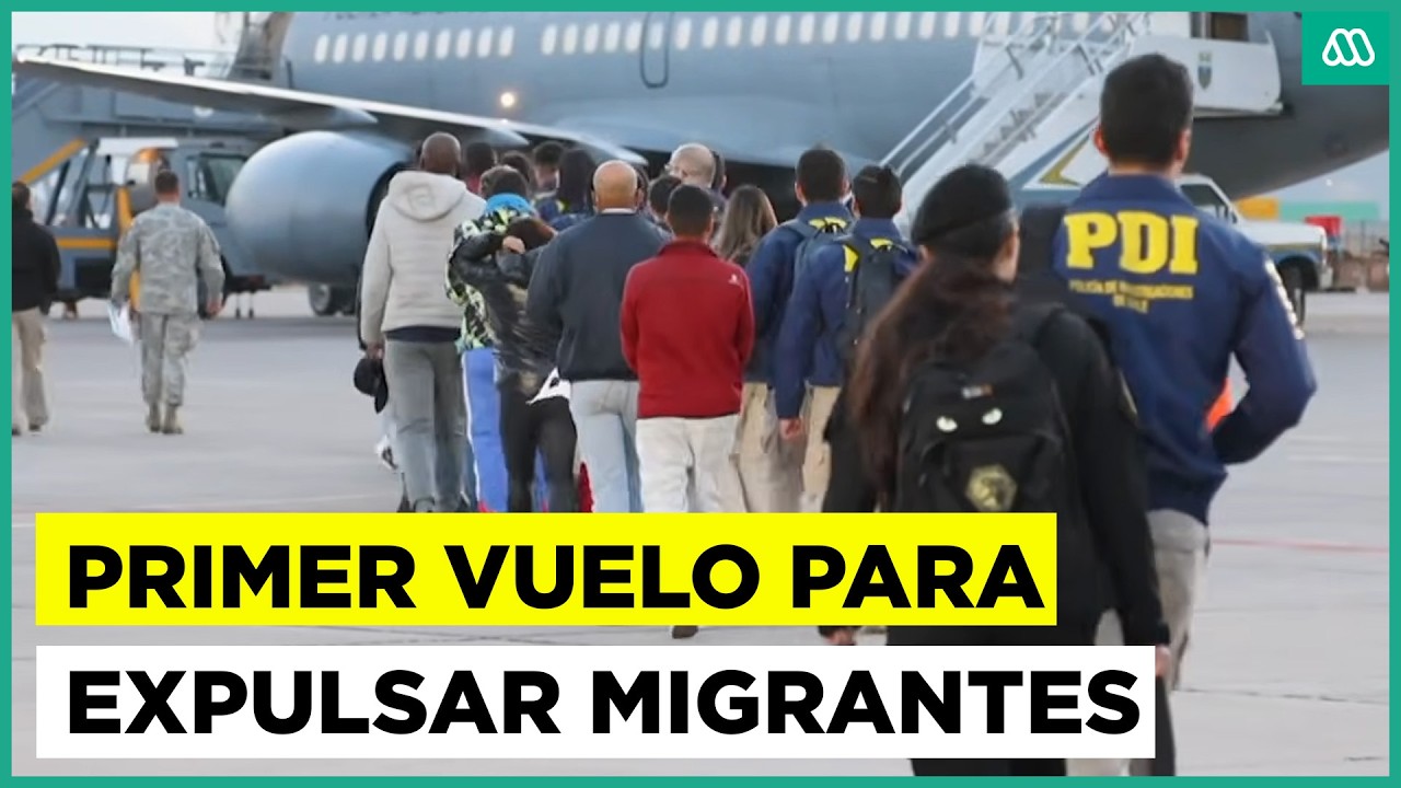Primer vuelo para expulsar migrantes en el gobierno de Jos&eacute; Antonio Kast