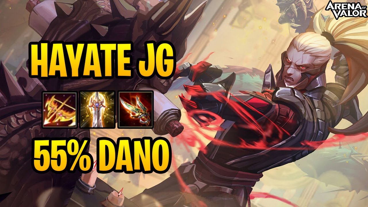 HAYATE JUNGLE PRO! 55% DANO + 2 QUADRA KILL