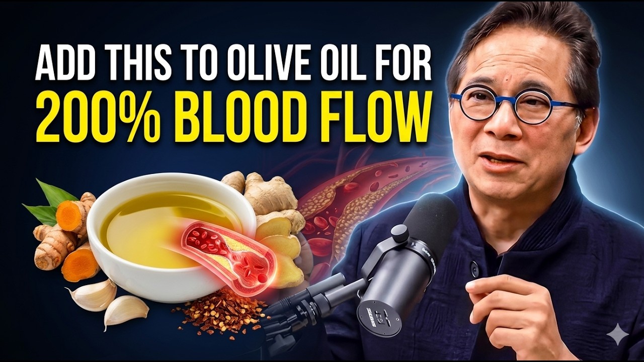 Stir This Into Olive Oil Every Night &mdash; Your Morning Circulation Will Shock You  Dr. William Li