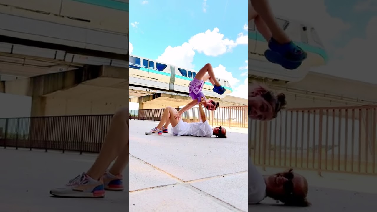 Acrobat challenge @Disney