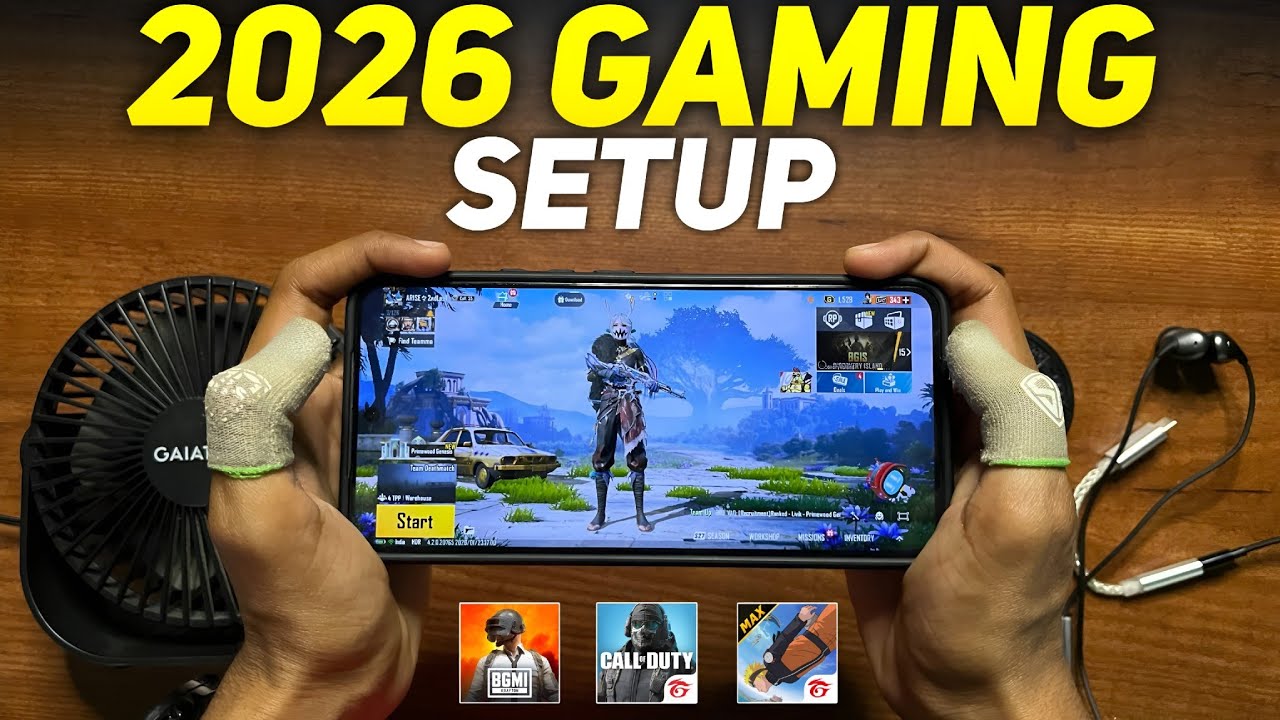 My 2026 Mobile Gaming Setup For Bgmi Pubg 🔥 Best Gaming Accessories For Mobile Phone