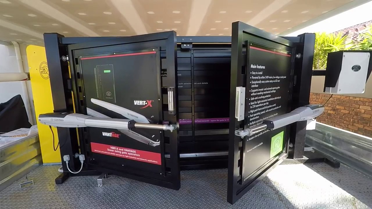 Centsys Vantage Swing Gate Motors demonstrated by Queensland Gate Automation