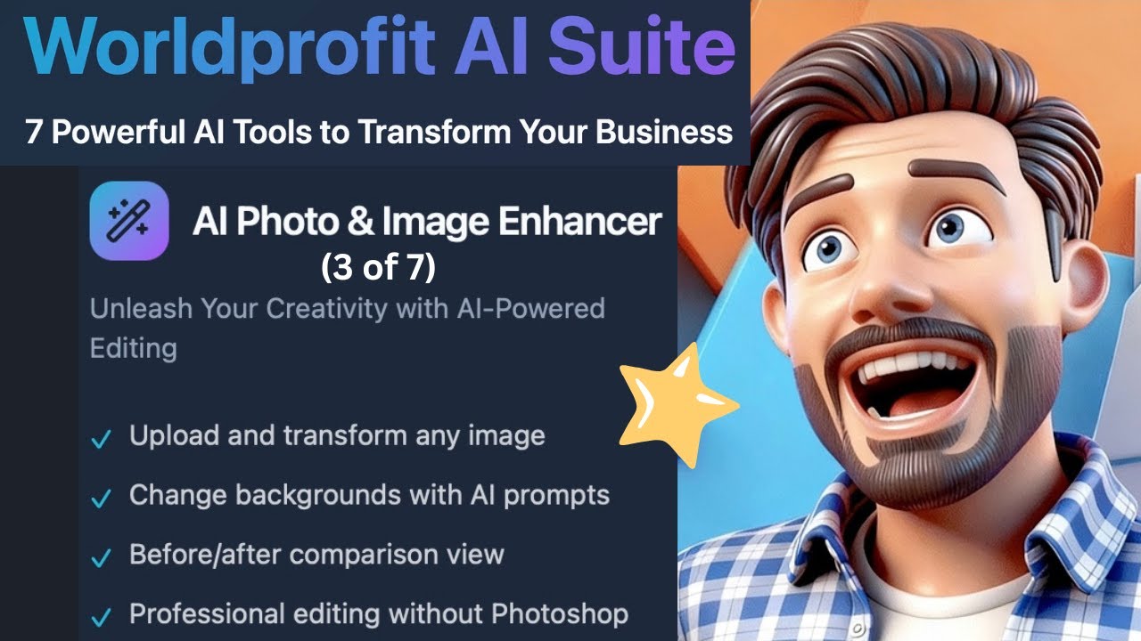 This AI Replaces Photoshop &mdash; Worldprofit Image Enhancer DEMO!