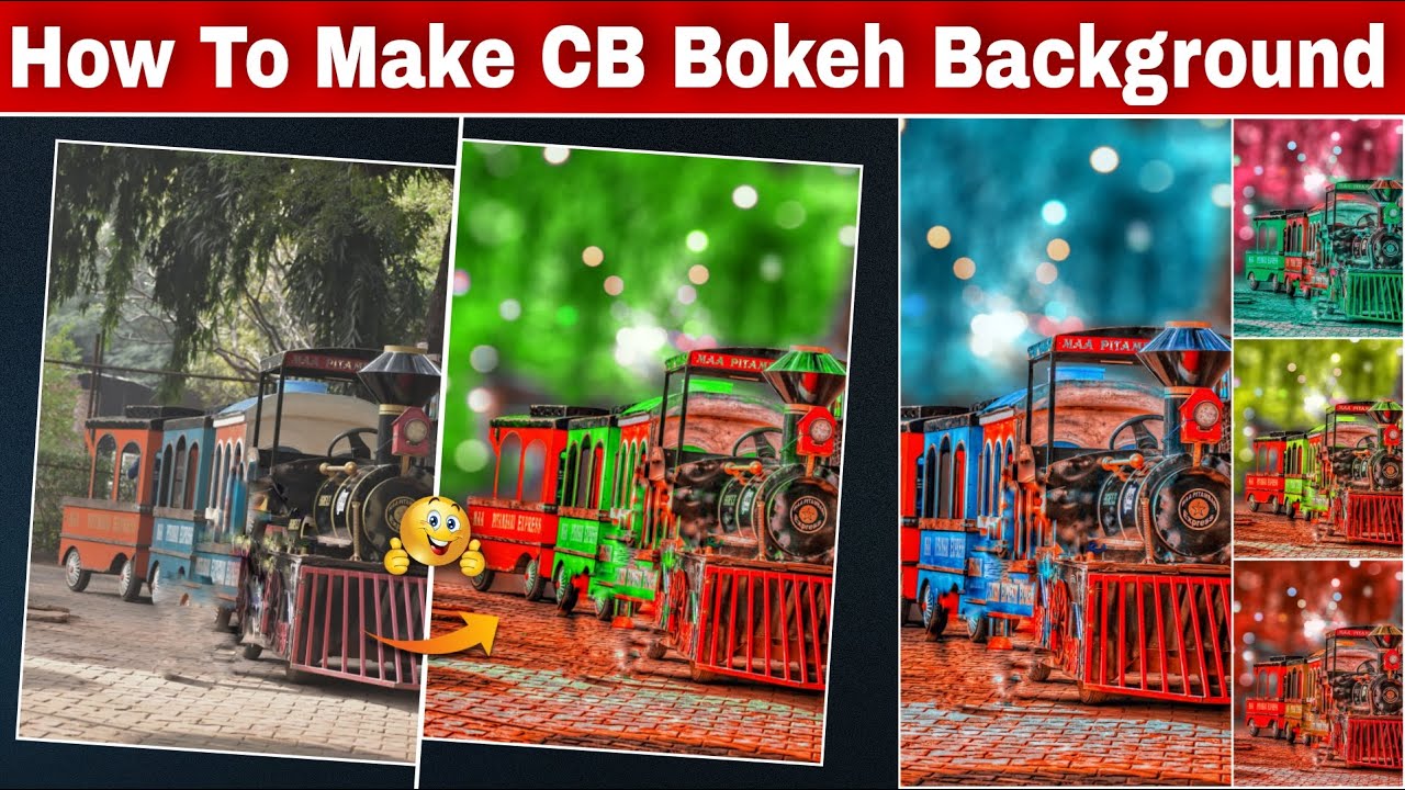 How To Make CB Bokeh Background || CB Background Kaise Banaye || CB Editing Background