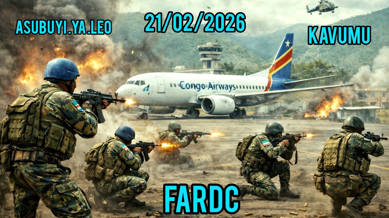 21/02/2026 Mapigano Makali Kavumu Mchana wa Leo tazama video 🇨🇩💪