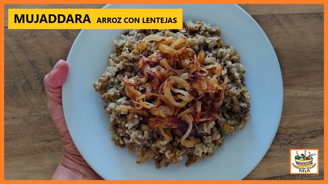 ARROZ CON LENTEJAS ARABE | MUJADDARA