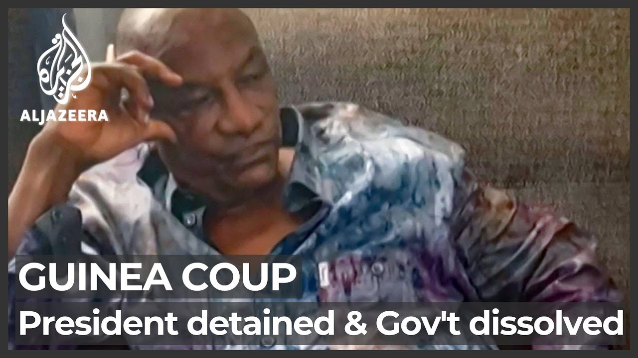 Guinea coup: Army detains President Conde, dissolves constitution