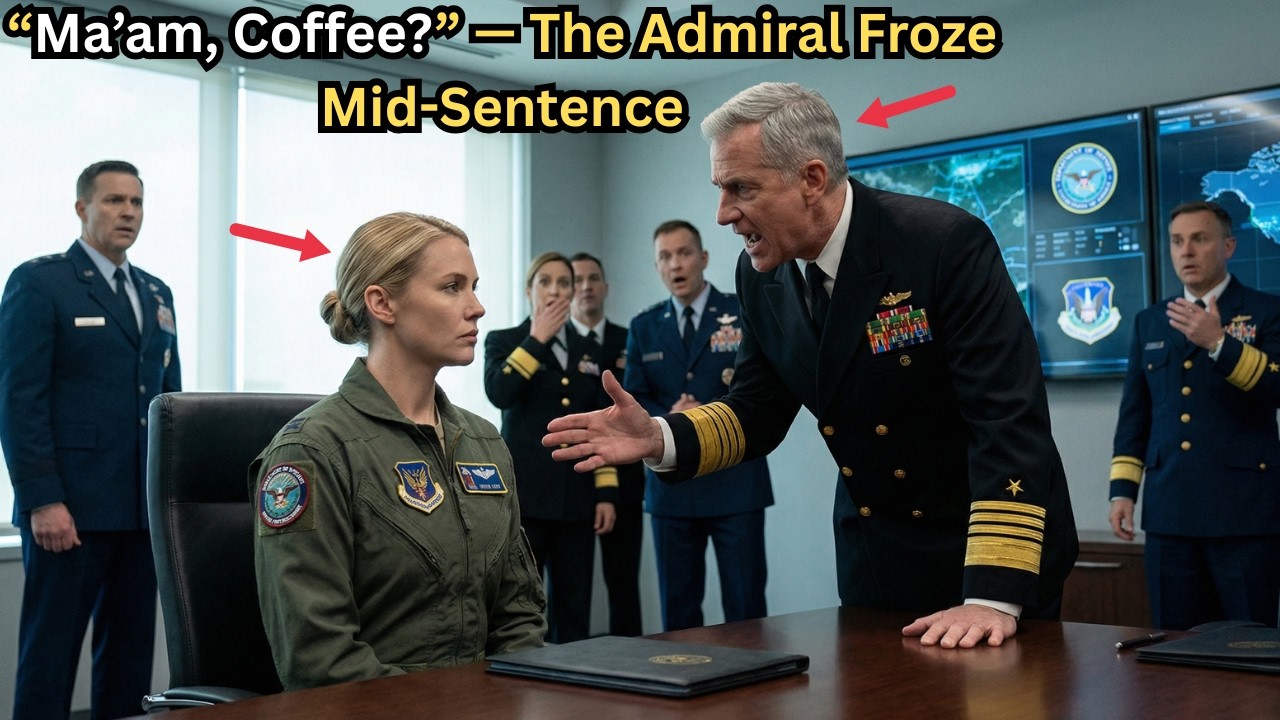 She Was Serving Coffee — Then the Admiral Said Her Call Sign